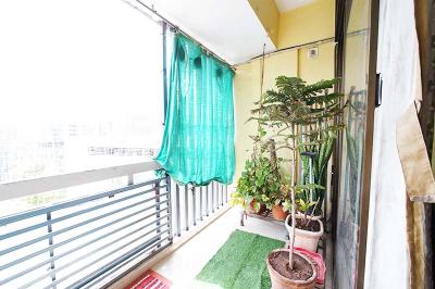 Balcony Image of 1242 Sq.ft 2 BHK Apartment / Flat for sale in Shubh Candid, Kudasan Gandhinagar for Rs. 6300000