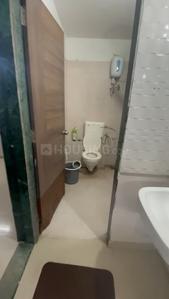 Bathroom Image of 990 Sq.ft 1 BHK Apartment / Flat for rent in LK Vrundavan Residency II, Sargasan Gandhinagar for Rs. 18500