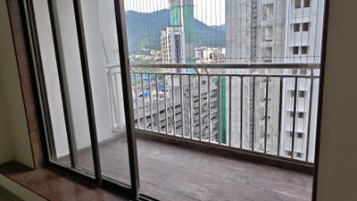 Balcony Image of 1700 Sq.ft 3 BHK Apartment / Flat for rent in Nirmal The Blue Diamond, Mulund West Mumbai for Rs. 67000
