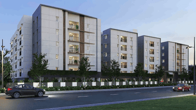 Image of 930 Sq.ft 2 BHK Apartment / Flat for sale in Isha Uni5, Nedumgundram, Chennai for Rs. 6720000