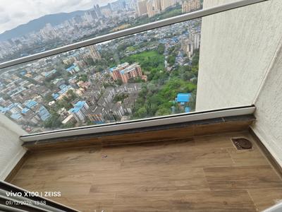 Balcony Image of 850 Sq.ft 2 BHK Apartment / Flat for rent in Ashar Arize, Kalwa Thane for Rs. 38000