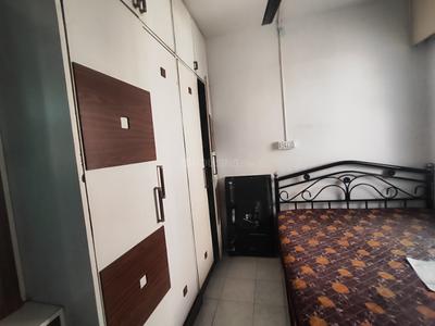 Bedroom Image of 700 Sq.ft 1 BHK Apartment / Flat for rent in Dive Pearl, Airoli Navi Mumbai for Rs. 25000