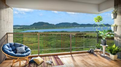 Balcony Image of 1079 Sq.ft 2 BHK Apartment / Flat for sale in Mahindra Happinest MWC, Mahindra World City Chennai for Rs. 6900000