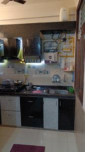 Kitchen Image of 1018 Sq.ft 3 BHK Apartment / Flat for sale in Okay Plus Krishna kunj, Sirsi Jaipur for Rs. 4500000