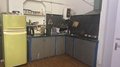 Kitchen Image of 800 Sq.ft 1 BHK Apartment / Flat for rent in Greater Kailash New Delhi for Rs. 50000