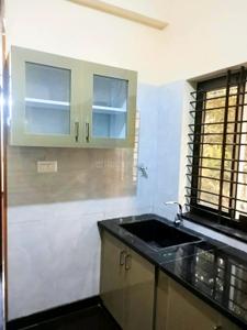 Kitchen Image of 1200 Sq.ft 2 BHK Independent House for rent in Mathikere Bengaluru for Rs. 33000