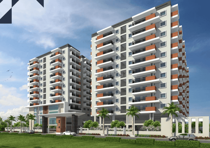 Image of 1448 Sq.ft 2 BHK Apartment / Flat for sale in Meda Prestige, Miyapur, Hyderabad for Rs. 10010000