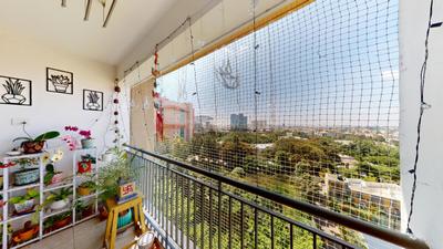 Balcony Image of 1204 Sq.ft 2 BHK Apartment / Flat for sale in SNN Raj Greenbay, Electronic City Phase 2 Bengaluru for Rs. 16900000