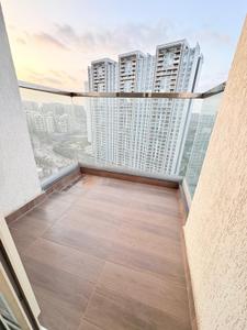 Balcony Image of 1050 Sq.ft 3 BHK Apartment / Flat for rent in VJ Yashwin Orizzonte Phase 1, Chokhi Dhani Pune for Rs. 49000