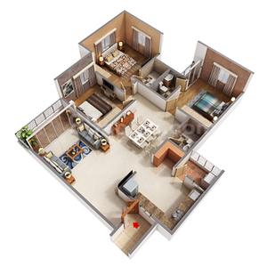 Image of 4800 Sq.ft 5 BHK Penthouse for sale in Shaligram Plush, Thaltej, Ahmedabad for Rs. 47500000
