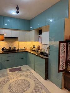 Kitchen Image of 1050 Sq.ft 2 BHK Apartment / Flat for rent in Karan Celista, Balewadi Pune for Rs. 38000