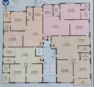 Image of 759 Sq.ft 2 BHK Apartment / Flat for sale in New Barrakpur, Kolkata for Rs. 1935450