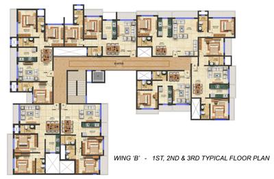 Image of 1408 Sq.ft 2 BHK Apartment / Flat for sale in Gulraj Apartment, Moodbidri, Mangalore for Rs. 4224000