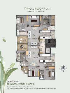 Image of 1350 Sq.ft 3 BHK Apartment / Flat for sale in Manish Nagar, Nagpur for Rs. 7800000