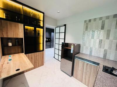 Kitchen Image of 350 Sq.ft 1 BHK Apartment / Flat for sale in Neelkanth Zen, Thane West Thane for Rs. 6000000