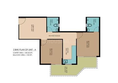 Image of 800 Sq.ft 2 BHK Apartment / Flat for sale in Pyramid Urban Homes 2, Sector 86, Gurgaon for Rs. 6000000