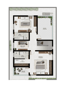 Image of 2486 Sq.ft 3 BHK Villa for sale in Pattanam, Coimbatore for Rs. 13900000