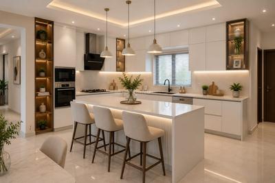 Kitchen Image of 2000 Sq.ft 4 BHK Villa for sale in Saibaba Colony Coimbatore for Rs. 10500000