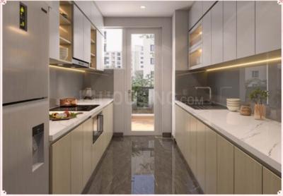 Kitchen Image of 2151 Sq.ft 4 BHK Apartment / Flat for sale in Skyhigh INR Heights, Phusgarh Part Karnal for Rs. 18000000
