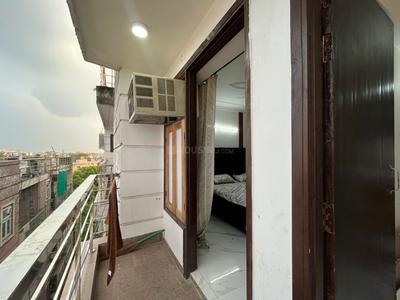 Balcony Image of 520 Sq.ft 1 BHK Builder Floor for rent in Saket New Delhi for Rs. 12220