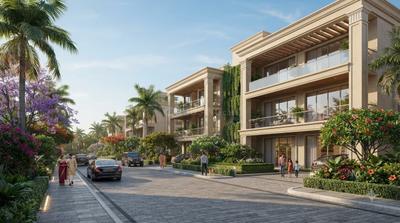 Image of 760 Sq.ft 1 BHK Apartment / Flat for sale in Om Shri Vrinda Orchids, Sunrakh Bangar, Vrindavan for Rs. 6080000