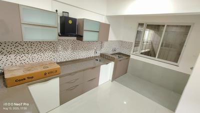 Kitchen Image of 744 Sq.ft 2 BHK Apartment / Flat for rent in Legacy Imperial, Kiwale Pune for Rs. 22000