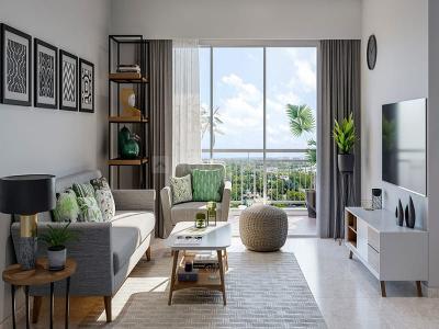 Hall Image of 1000 Sq.ft 2 BHK Apartment / Flat for sale in Shree Nivasa Elevia Phase II, Mundhwa Pune for Rs. 7800000