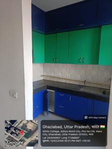 Kitchen Image of 585 Sq.ft 1 BHK Apartment / Flat for rent in Aditya Urban Homes, Bamheta Village Ghaziabad for Rs. 14000
