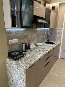 Kitchen Image of 493 Sq.ft 1 RK Studio for sale in Okay Plus Sapphire Suites, Karni Vihar Jaipur for Rs. 4200000
