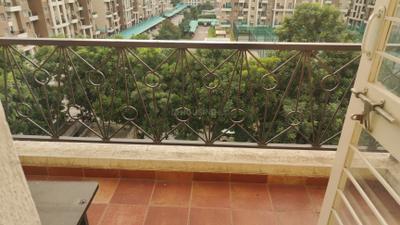 Balcony Image of 1050 Sq.ft 2 BHK Apartment / Flat for rent in Nyati Elan, Wagholi Pune for Rs. 27000