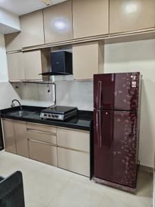 Kitchen Image of 1290 Sq.ft 3 BHK Apartment / Flat for rent in Rustomjee Urbania Athena, Thane West Thane for Rs. 53000