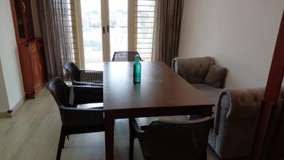 Living Room Image of 2200 Sq.ft 3 BHK Apartment / Flat for rent in Hoysala Landmark, Sanjaynagar Bengaluru for Rs. 70000