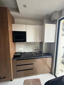 Kitchen Image of 1000 Sq.ft 1 RK Builder Floor for rent in Sector 55 Gurgaon for Rs. 25000