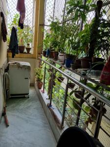 Balcony Image of 500 Sq.ft 1 BHK Apartment / Flat for rent in Mahavir Enclave New Delhi for Rs. 18000