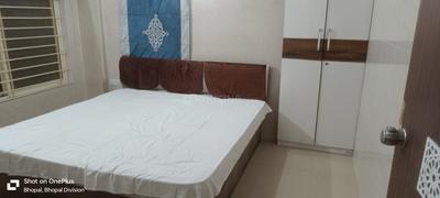 Bedroom Image of 1050 Sq.ft 2 BHK Apartment / Flat for rent in MP Tirupati ML Highrise, Eco Green City Bhopal for Rs. 20000