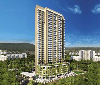Image of 1390 Sq.ft 3 BHK Apartment / Flat for sale in Shreeji Landmark One, Kalyan West, Kalyan for Rs. 16358000