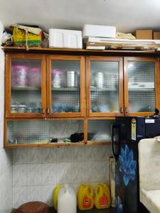Kitchen Image of 700 Sq.ft 1 BHK Apartment / Flat for rent in Ghatlodiya Ahmedabad for Rs. 15000