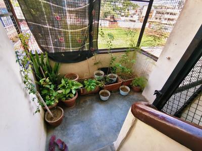 Balcony Image of 1205 Sq.ft 2 BHK Apartment / Flat for rent in Lanka Varanasi for Rs. 45000