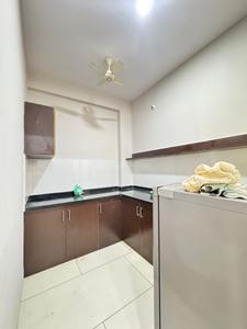 Kitchen Image of 350 Sq.ft 1 BHK Builder Floor for rent in Mahalakshmi Nagar Indore for Rs. 16000