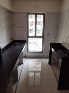 Kitchen Image of 750 Sq.ft 2 BHK Apartment / Flat for rent in Dharti Pressidio, Kandivali West Mumbai for Rs. 44000