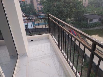 Balcony Image of 1234 Sq.ft 3 BHK Apartment / Flat for sale in New Town Kolkata for Rs. 6170000