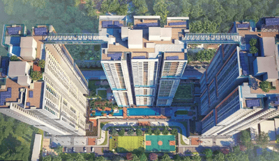 Image of 1755 Sq.ft 3 BHK Apartment / Flat for sale in Brigade Altius, Sholinganallur, Chennai for Rs. 23500000