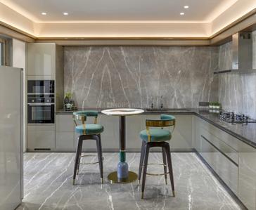 Kitchen Image of 6700 Sq.ft 4 BHK Apartment / Flat for sale in True The North, Ambli Ahmedabad for Rs. 80400000