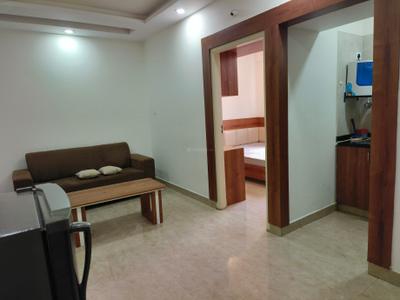 Living Room Image of 710 Sq.ft 1 BHK Apartment / Flat for rent in BTM Layout Bengaluru for Rs. 25000