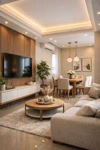 Living Room Image of 2100 Sq.ft 4.5 BHK Apartment / Flat for sale in Piramal Revanta, Mulund West Mumbai for Rs. 77500000