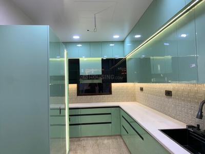 Kitchen Image of 1800 Sq.ft 3 BHK Builder Floor for sale in Kirti Nagar New Delhi for Rs. 35000000