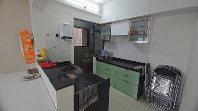 Kitchen Image of 1010 Sq.ft 2 BHK Apartment / Flat for sale in Image Vanaha Springs T2 Cedar, Lavale Pune for Rs. 9500000