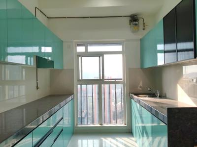 Kitchen Image of 750 Sq.ft 2 BHK Apartment / Flat for rent in The Atmosphere O2, Mulund West Mumbai for Rs. 56999