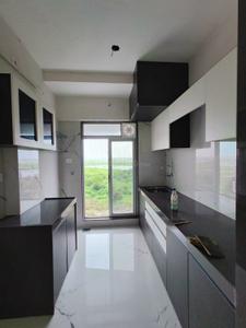 Kitchen Image of 1100 Sq.ft 2 BHK Apartment / Flat for rent in Mansarovar Pearl Gardens, Vasai West Vasai for Rs. 25000