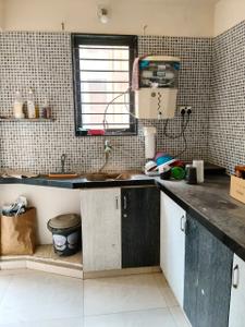 Kitchen Image of 690 Sq.ft 1 BHK Apartment / Flat for sale in Bakeri Swareet Apartments, Vejalpur Ahmedabad for Rs. 3550000